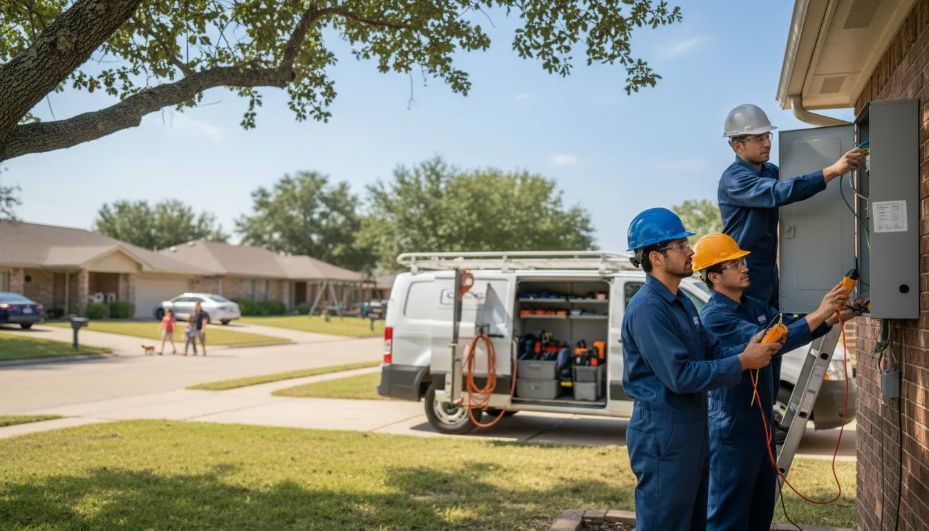 Certified electrician providing emergency electrical services in Lusby, MD
